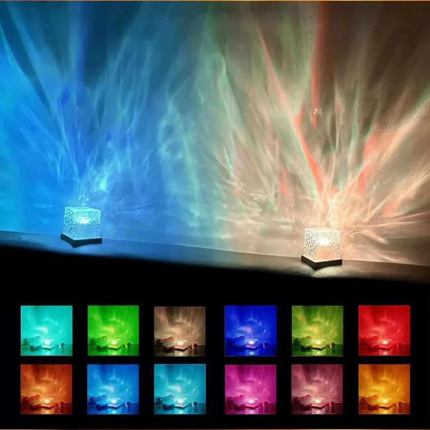 Ocean Wave Aurora Projector Lamp