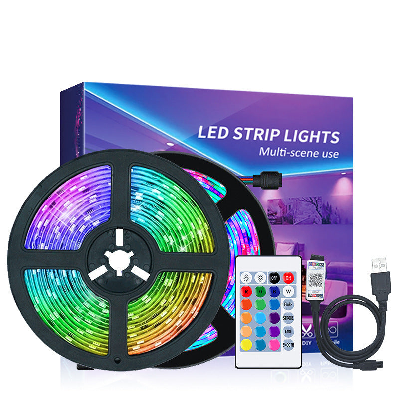 LED Bluetooth Light Strip Remote & App Control